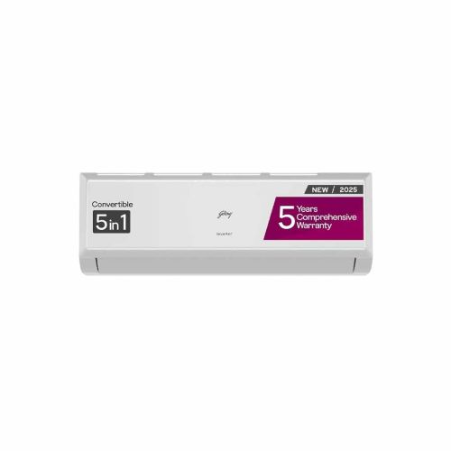 Godrej 1.5 Ton 5 Star AI Powered 5-In-1 Convertible Inverter Split AC
