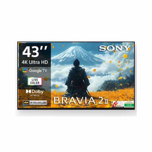 Sony 108 cm (43 inch) BRAVIA 2M2 Series 4K Ultra HD Smart LED Google TV K-43S22BM2