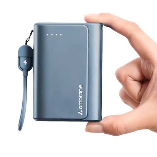 Ambrane PowerMini 20 20000mAh 35W Fast Charging Power Bank (Blue)