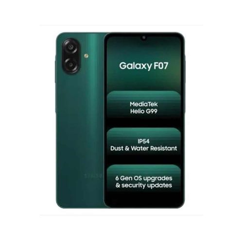 Samsung Galaxy F07 (Green, 4 GB RAM, 64 GB Storage)
