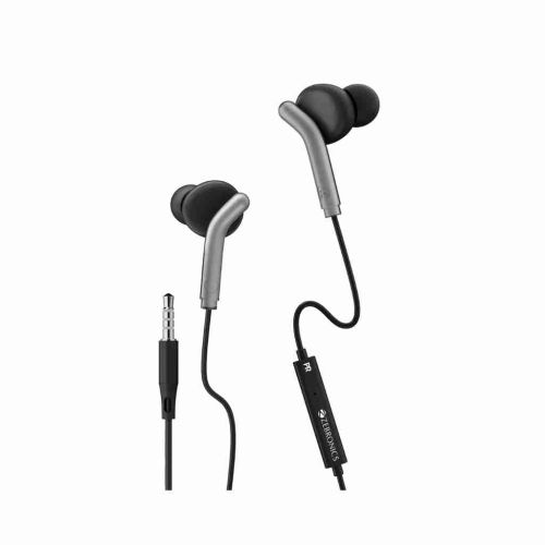ZEBRONICS Bro in Ear Wired Earphones with Mic (Black)