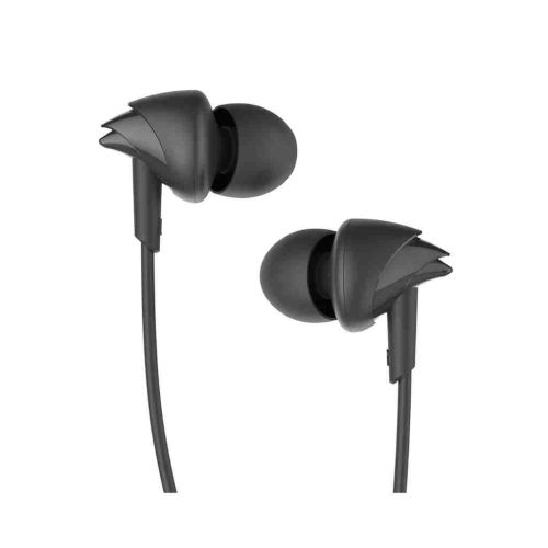 boAt BassHeads 100 in-Ear Wired Headphones with Mic (Black)