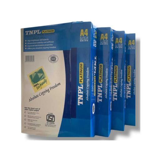 TNPL A4 Copier Paper 80 GSM Pack of 4 (2000 Sheets)