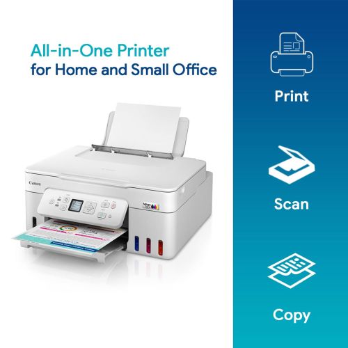 Canon PIXMA MegaTank G4780 All-in-One Ink Tank Colour Printer WHITE