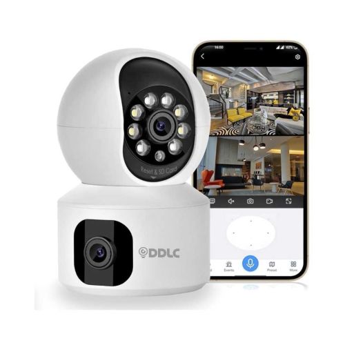 DDLC 5MP Indoor WiFi Smart CCTV Camera (Upro Dual Lens)