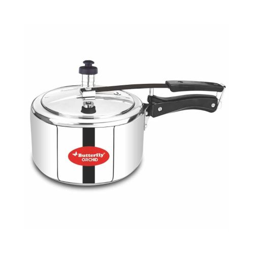 Butterfly Orchid Stainless Steel Pressure Cooker