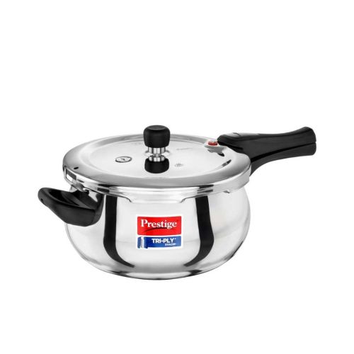 Prestige Triply Svachh Outer Lid Pressure Cooker (Handi)