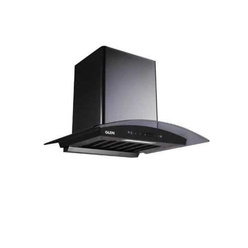 Glen 90cm 1200 m³/hr Filterless Thermal Autoclean Kitchen Chimney, Curved Glass