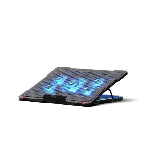Amkette Typhoon Laptop Cooling Pad with 5 Adjustable Speed Fans