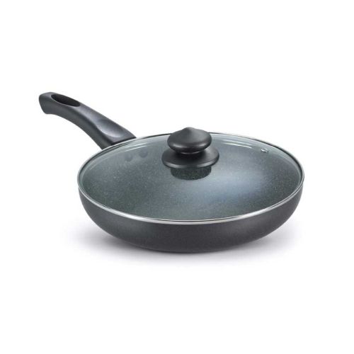 Prestige Omega Deluxe Granite Non-Stick Fry Pan with Lid 26 cm