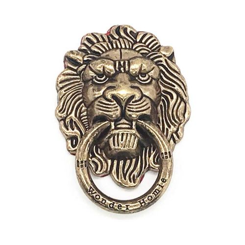 KolorFish Lion Head Universal Mobile Phone Ring Grip Holder Stand (Bronze)