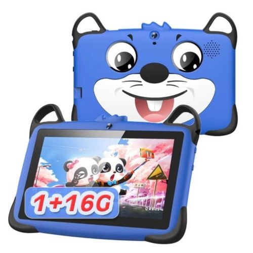 Kids Android Learning Tablet 7" HD Display (Blue, Wi-Fi, Parental Control)