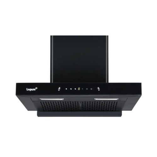 Livpure Fenix 60 cm T-Shape Kitchen Chimney (Filterless, 1400 m³/hr, Black)