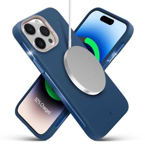 Spigen Cyrill UltraColor Mag Case for iPhone 14 Pro (Blue Navy Coast, TPU + Polycarbonate Back Cover)