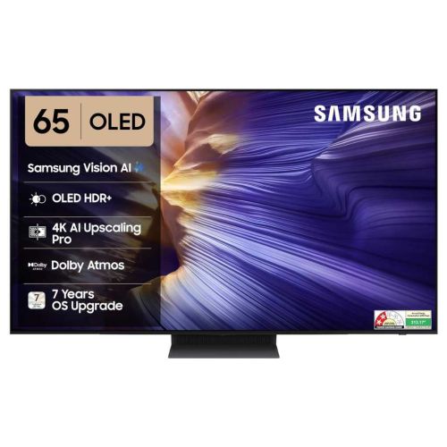 Samsung 163 cm (65 inches) 4K Ultra HD Smart OLED TV QA65S90FAELXL (Graphite Black)
