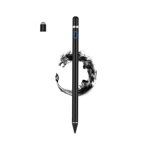 Rechargeable Dual Function Stylus Pen (Black)