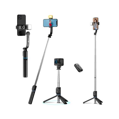 WeCool S2L Selfie Stick Tripod with Light