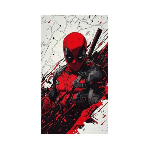 Anime Mobile Skin Premium Vinyl – Deadpool Glossy Finish Sticker Wrap
