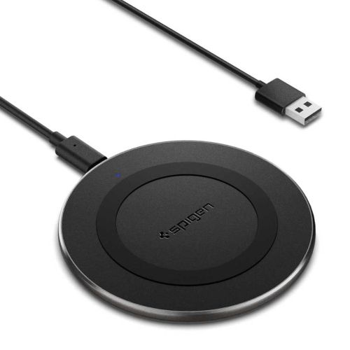 Spigen 15W Wireless Charger Fast Charging Pad (PF2104) – Black